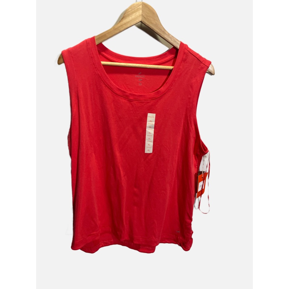 Freely Analise Tank Top Womens‎ XL Cayenne Red Sleeveless Activewear FRC03422